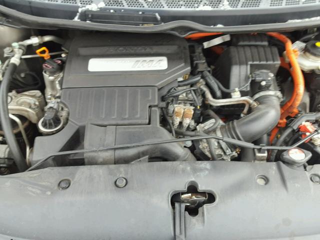 JHMFA36237S021858 - 2007 HONDA CIVIC HYBR GRAY photo 7