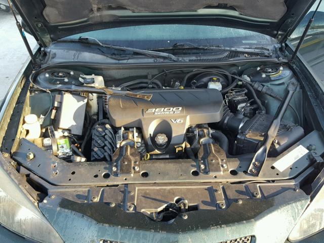 2G2WP522441231483 - 2004 PONTIAC GRAND PRIX Կանաչ լուսանկար 7