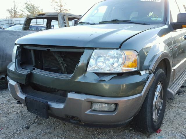 1FMFU18L63LC51543 - 2003 FORD EXPEDITION GREEN photo 9