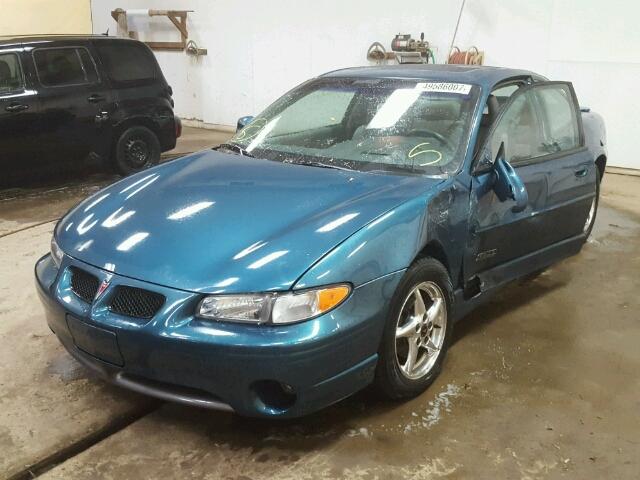 1G2WR12162F127058 - 2002 PONTIAC GRAND PRIX TURQUOISE photo 2