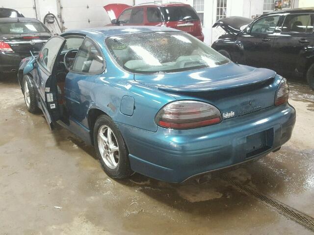 1G2WR12162F127058 - 2002 PONTIAC GRAND PRIX TURQUOISE photo 3