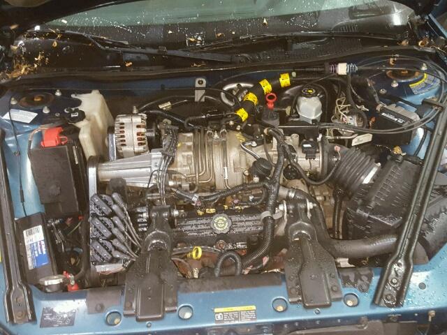 1G2WR12162F127058 - 2002 PONTIAC GRAND PRIX TURQUOISE photo 7
