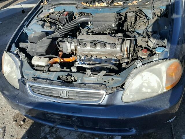 2HGEJ6671WH625135 - 1998 HONDA CIVIC LX BLUE photo 7