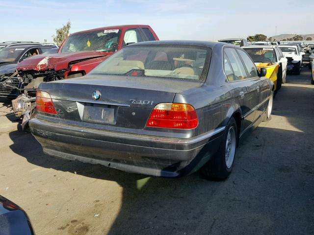 WBAGG8344YDN80846 - 2000 BMW 740 I AUTO BLUE photo 4