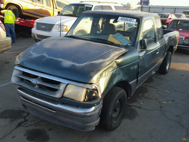 1FTCR14A4SPA07992 - 1995 FORD RANGER SUP GREEN photo 2