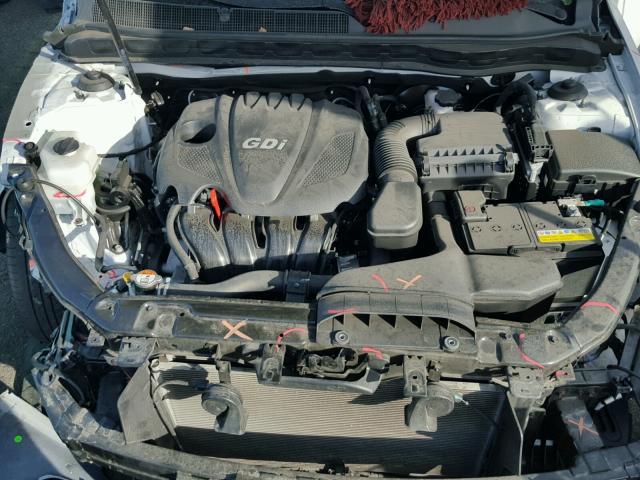 5XXGN4A75FG437244 - 2015 KIA OPTIMA EX WHITE photo 7