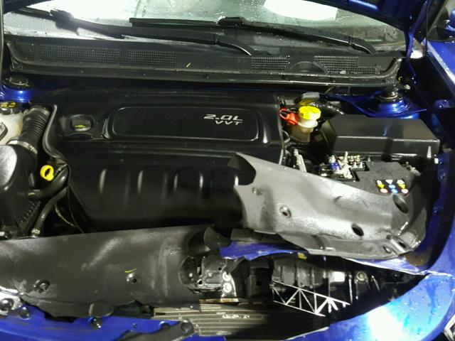 1C3CDFBA2DD297608 - 2013 DODGE DART SXT BLUE photo 7