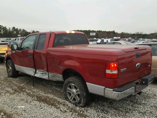 1FTPX12V87NA27016 - 2007 FORD F150 BURGUNDY photo 3