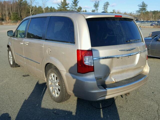 2C4RC1BG2ER272898 - 2014 CHRYSLER TOWN & COU TAN photo 3