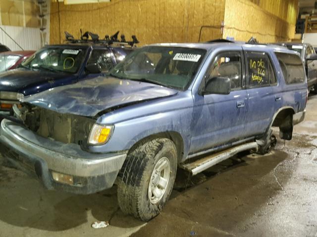 JT3HN86R3Y0269893 - 2000 TOYOTA 4RUNNER SR BLUE photo 2