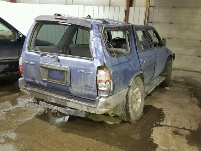 JT3HN86R3Y0269893 - 2000 TOYOTA 4RUNNER SR BLUE photo 4