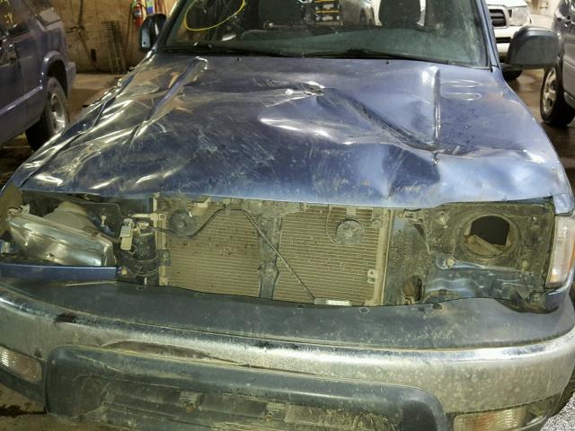 JT3HN86R3Y0269893 - 2000 TOYOTA 4RUNNER SR BLUE photo 7