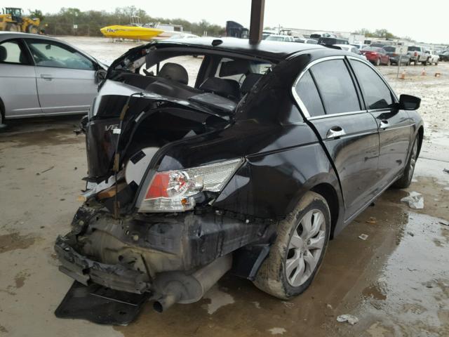 1HGCP36859A030336 - 2009 HONDA ACCORD EXL BLACK photo 4