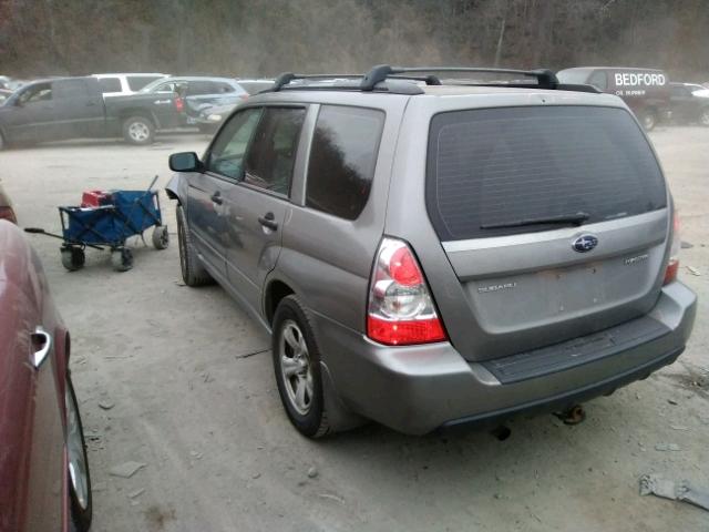 JF1SG63696H726849 - 2006 SUBARU FORESTER 2 SILVER photo 3