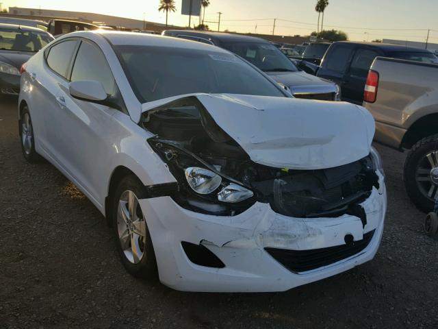 5NPDH4AE5DH373538 - 2013 HYUNDAI ELANTRA GL WHITE photo 1