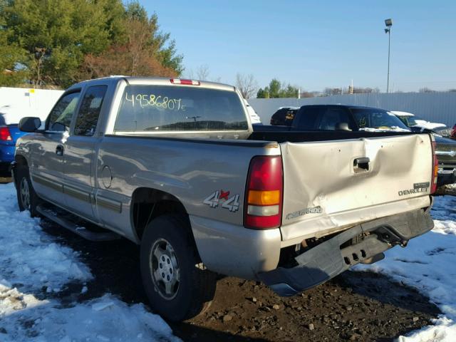 2GCEK19V521401281 - 2002 CHEVROLET SILVERADO TAN photo 3