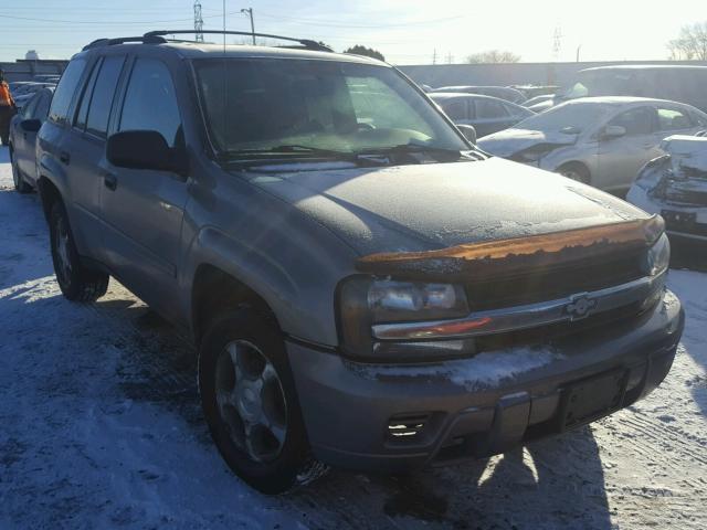 1GNDT13S982238884 - 2008 CHEVROLET TRAILBLAZE GRAY photo 1