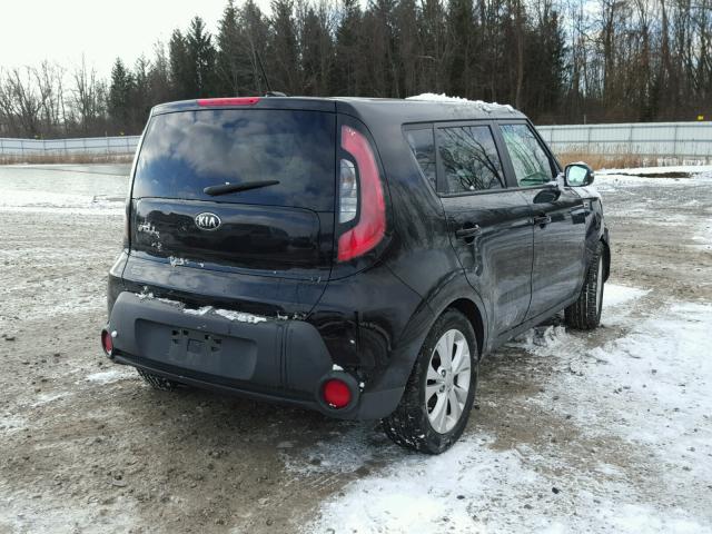 KNDJP3A53E7044147 - 2014 KIA SOUL + BLACK photo 4