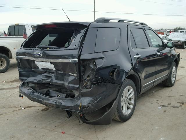 1FM5K7D83FGB46655 - 2015 FORD EXPLORER X BLACK photo 4