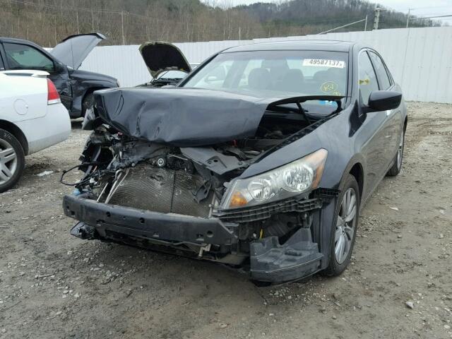 1HGCP3F82BA009143 - 2011 HONDA ACCORD EXL BLACK photo 2