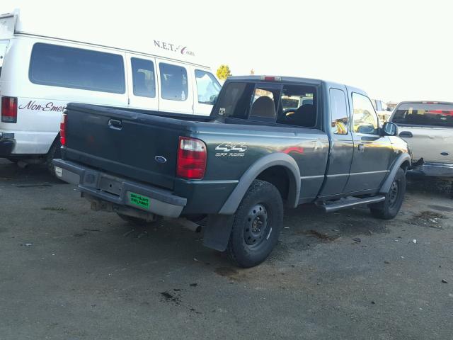 1FTZR45E72PB27282 - 2002 FORD RANGER SUP GREEN photo 4