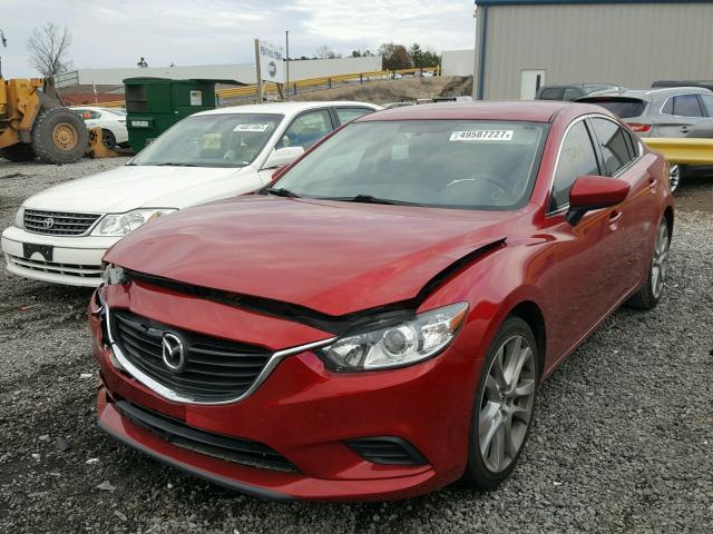 JM1GJ1V66E1154955 - 2014 MAZDA 6 TOURING RED photo 2