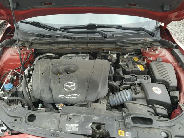 JM1GJ1V66E1154955 - 2014 MAZDA 6 TOURING RED photo 7