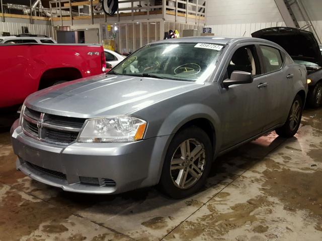 1B3LC56R78N105075 - 2008 DODGE AVENGER SX GRAY photo 2