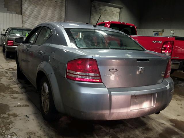 1B3LC56R78N105075 - 2008 DODGE AVENGER SX GRAY photo 3