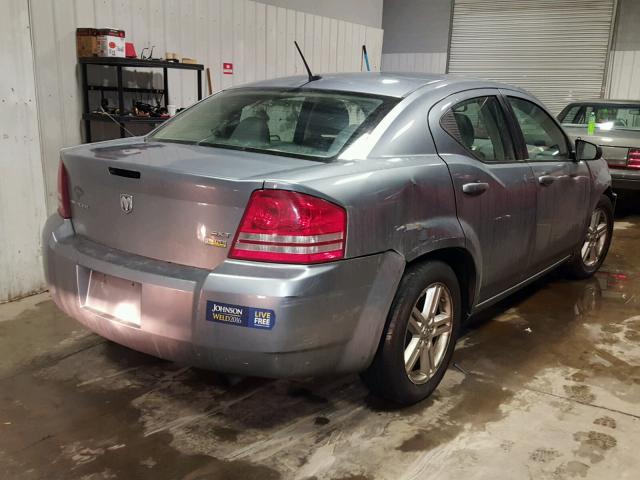 1B3LC56R78N105075 - 2008 DODGE AVENGER SX GRAY photo 4