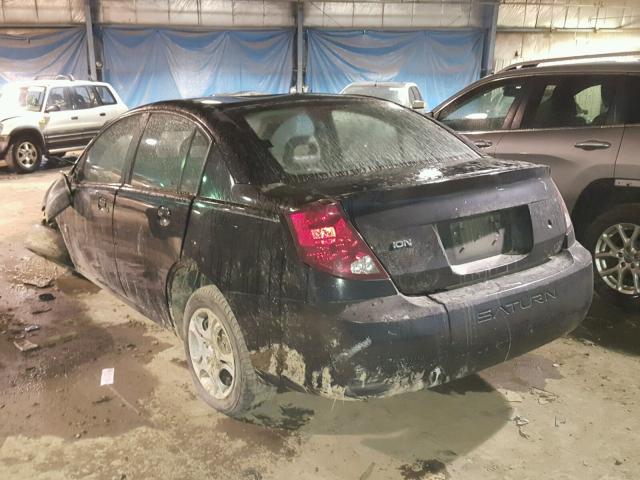 1G8AJ52FX4Z123445 - 2004 SATURN ION LEVEL BLACK photo 3