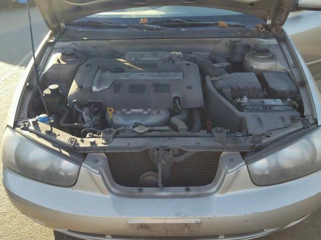 KMHDN45D43U661609 - 2003 HYUNDAI ELANTRA GL GOLD photo 7