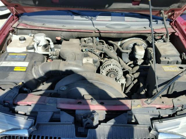 5GAET13P642270437 - 2004 BUICK RAINIER CX RED photo 7