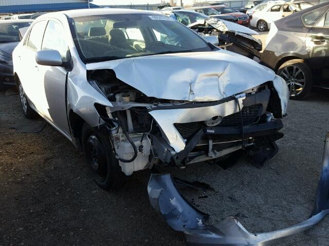 1NXBU4EE6AZ227319 - 2010 TOYOTA COROLLA BA SILVER photo 1