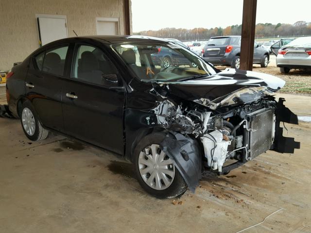 3N1CN7AP4GL822657 - 2016 NISSAN VERSA S BLACK photo 1