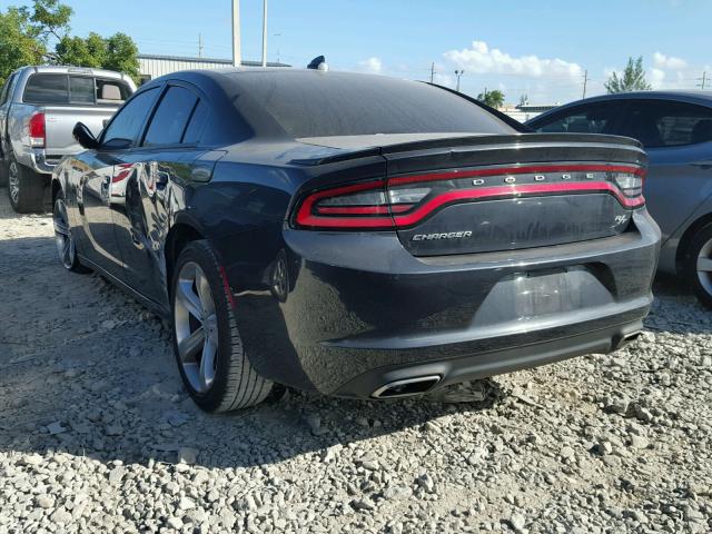 2C3CDXCT1GH178333 - 2016 DODGE CHARGER R/ GRAY photo 3