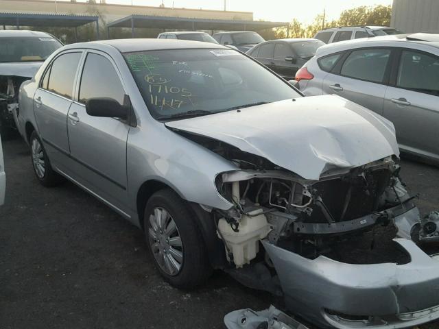 1NXBR32E55Z411379 - 2005 TOYOTA COROLLA CE SILVER photo 1