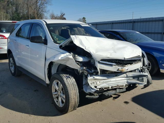 1GNALAEK1EZ108567 - 2014 CHEVROLET EQUINOX LS WHITE photo 1