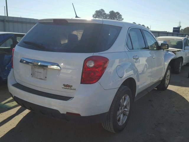 1GNALAEK1EZ108567 - 2014 CHEVROLET EQUINOX LS WHITE photo 4