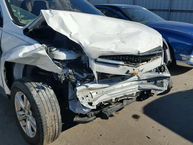 1GNALAEK1EZ108567 - 2014 CHEVROLET EQUINOX LS WHITE photo 9