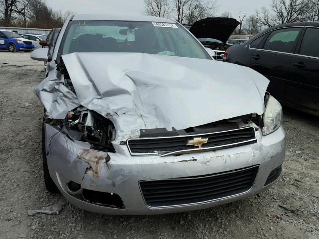 2G1WB5EK6A1134442 - 2010 CHEVROLET IMPALA LT SILVER photo 9