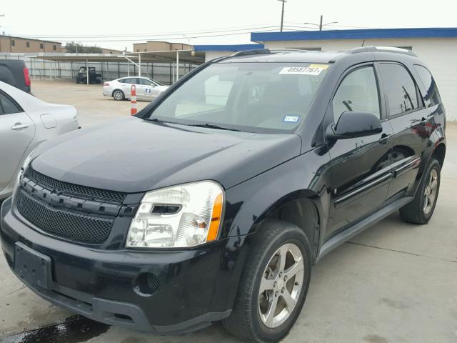 2CNDL63F376004066 - 2007 CHEVROLET EQUINOX LT BLACK photo 2