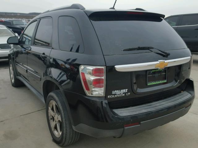 2CNDL63F376004066 - 2007 CHEVROLET EQUINOX LT BLACK photo 3