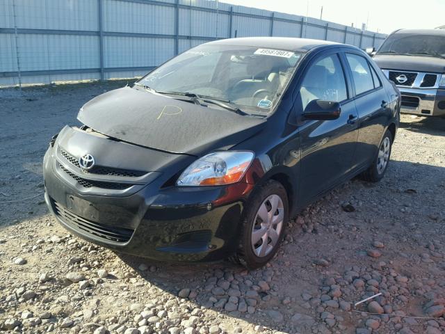 JTDBT923581268768 - 2008 TOYOTA YARIS BLACK photo 2