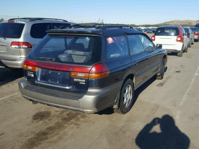 4S3BG6854V7620176 - 1997 SUBARU LEGACY OUT BLUE photo 4