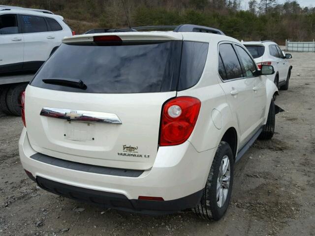 1GNALDEK8DZ111191 - 2013 CHEVROLET EQUINOX LT CREAM photo 4