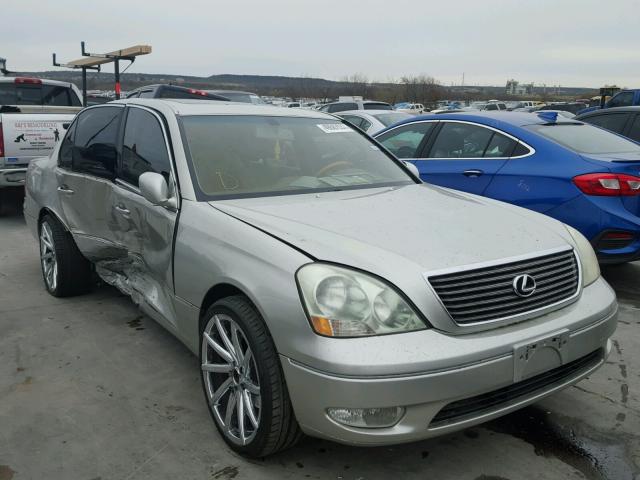 JTHBN30F520063175 - 2002 LEXUS LS 430 SILVER photo 1