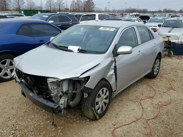 1NXBU40E89Z119898 - 2009 TOYOTA COROLLA BA SILVER photo 2