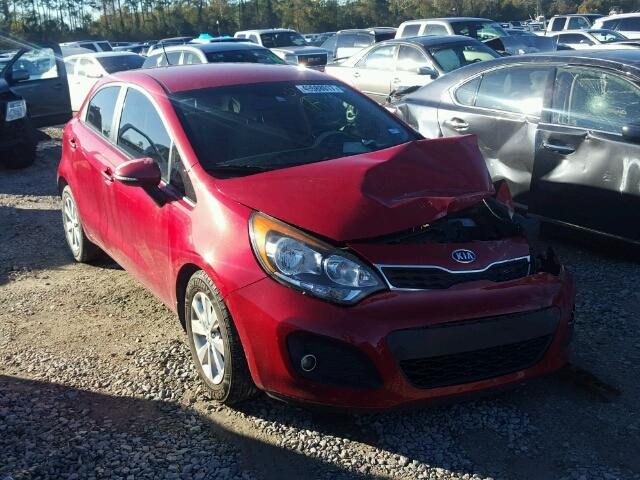 KNADN5A31D6177133 - 2013 KIA RIO EX RED photo 1