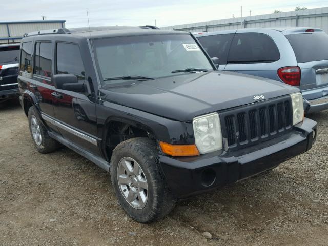 1J8HG58276C123862 - 2006 JEEP COMMANDER BLACK photo 1